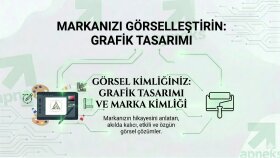 markanızın hikayesini anlatan özgün görsel kimlik tasarlarım
