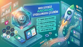 web sitenizi Android uygulamaya (webview) çeviririm