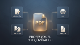 tüm PDF düzenleme ve dönüştürme işlemlerinizi yaparım