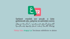 Türkçe-Arapça, Arapça-Türkçe çeviriler yapıyorum