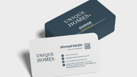 Unique Homes | Kartvizit Tasarımı