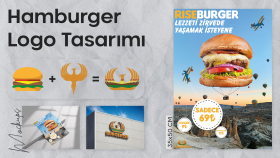 Burger Logo ve Reklam Tasarımı
