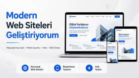 ihtiyaçlarınıza özel web siteleri geliştiririm