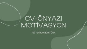 cv-önyazı-motivasyon (ENG-TR) yazıları hazırlayabilirim