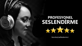 Türkçe-İngilizce profesyonel seslendirme yapabilirim