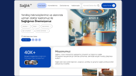 Sağlık+ Web tasarımı