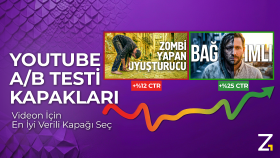 Youtube için ab testi odaklı 2+1 kapak resmi tasarlarım