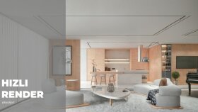 hızlı ve kaliteli iç mimari 3D modelleme, render yapabilirim