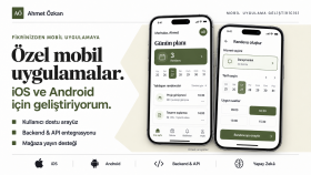 iOS ve Android için özel mobil uygulama geliştiririm