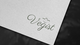 İstanbul'da Bir Vegan Restoran Logo Örneği