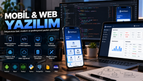 mobil uygulama, web sitesi ve özel yazılım geliştiririm