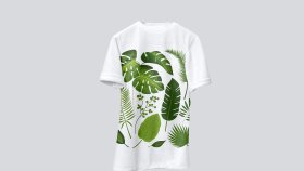 Summer Tropical Tişört Tasarımı