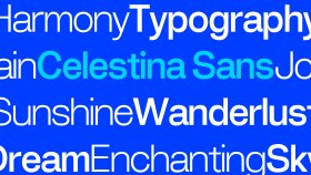 Celestina Sans Yazıtipi Tasarımı