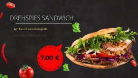 restoran menü animasyonu