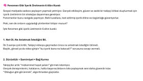Fenomen gibi içerik üretmenin 6 altın kuralı - blog örneği