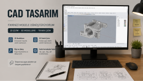 CAD modellemede birçok modeli dijitale oluşturabilirim