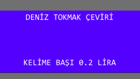 İngilizce-Türkçe çeviri yapıyorum