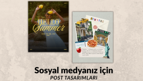 sosyal medyanız için etkileyici postlar tasarlarım