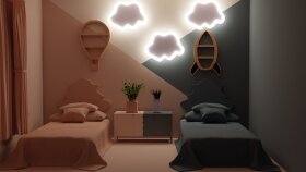Sweet Kids Room 3D Modellling
