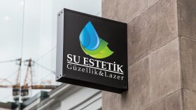 Su Estetik Güzellik Lazer Logo Çalışmaları