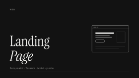 satış odaklı, mobil uyumlu landing page tasarlarım