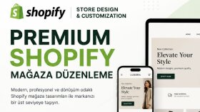 Shopify mağazanızın görünümünü profesyonelleştiririm