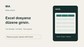 Excel dosyanızı düzenler ve formül sorunlarını çözerim