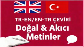 İngilizce-Türkçe ve Türkçe-İngilizce çeviri yaparım