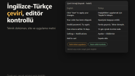 İngilizce-Türkçe teknik ve web sitesi çevirisi yaparım