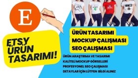 Etsy, Amazon, Ebay gibi siteler için ürün tasarımı  yaparım