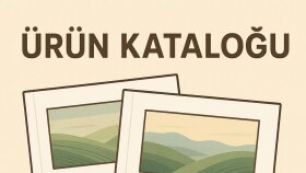 ürün kataloğunuzu hazırlarım