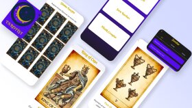 Tarotist uygulaması mağaza giriş görselleri