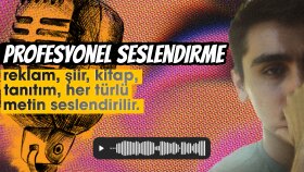 her türlü seslendirme yaparım