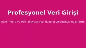 ürün veri girişi ve dosya düzenleme hizmeti veririm