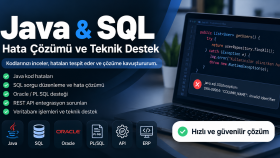 Java ve SQL kodlarınızdaki hataları gideririm