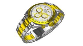 3D Rolex Kol Saati Modelleme