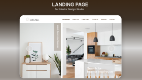 Interior Design Studio Landing Page