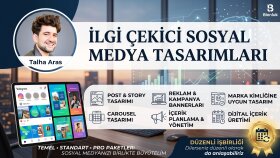 sosyal medyanız için ilgi çekici tasarımlar yaparım