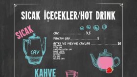 Chalkboard Menü Tasarım