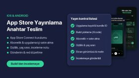 uygulamanızı App Store ve Google Play'de yayınlarım