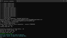 SteamCMD entegreli downloader.