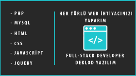 profesyonel e-ticaret sitesi yaparım