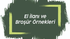 Broşür ve Afiş