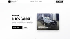 GlossGarage - Güçlü Altyapı ve Modern Tasarım