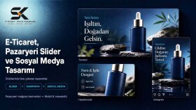 e-ticaret, pazaryeri slider ve sosyal medya tasarımı yaparım