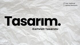 vizyonunuzu yansıtan modern kartvizitler tasarlarım