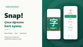 Snap Card Game | React Native Mobil Kart Oyunu