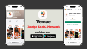 Yayınladığım Mobil Uygulamam "Yemac: Sosyal Tarif Ağı"