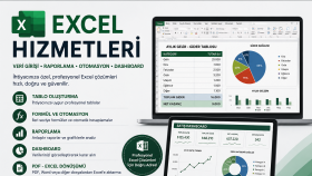 ihtiyacınıza özel Excel çözümleri hazırlarım