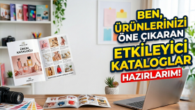 ürünlerinizi öne çıkaran etkileyici kataloglar hazırlarım